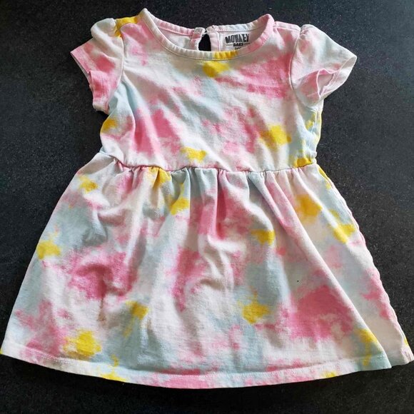 24M Tie Dyed Short sleeve Dress - Picture 1 of 4